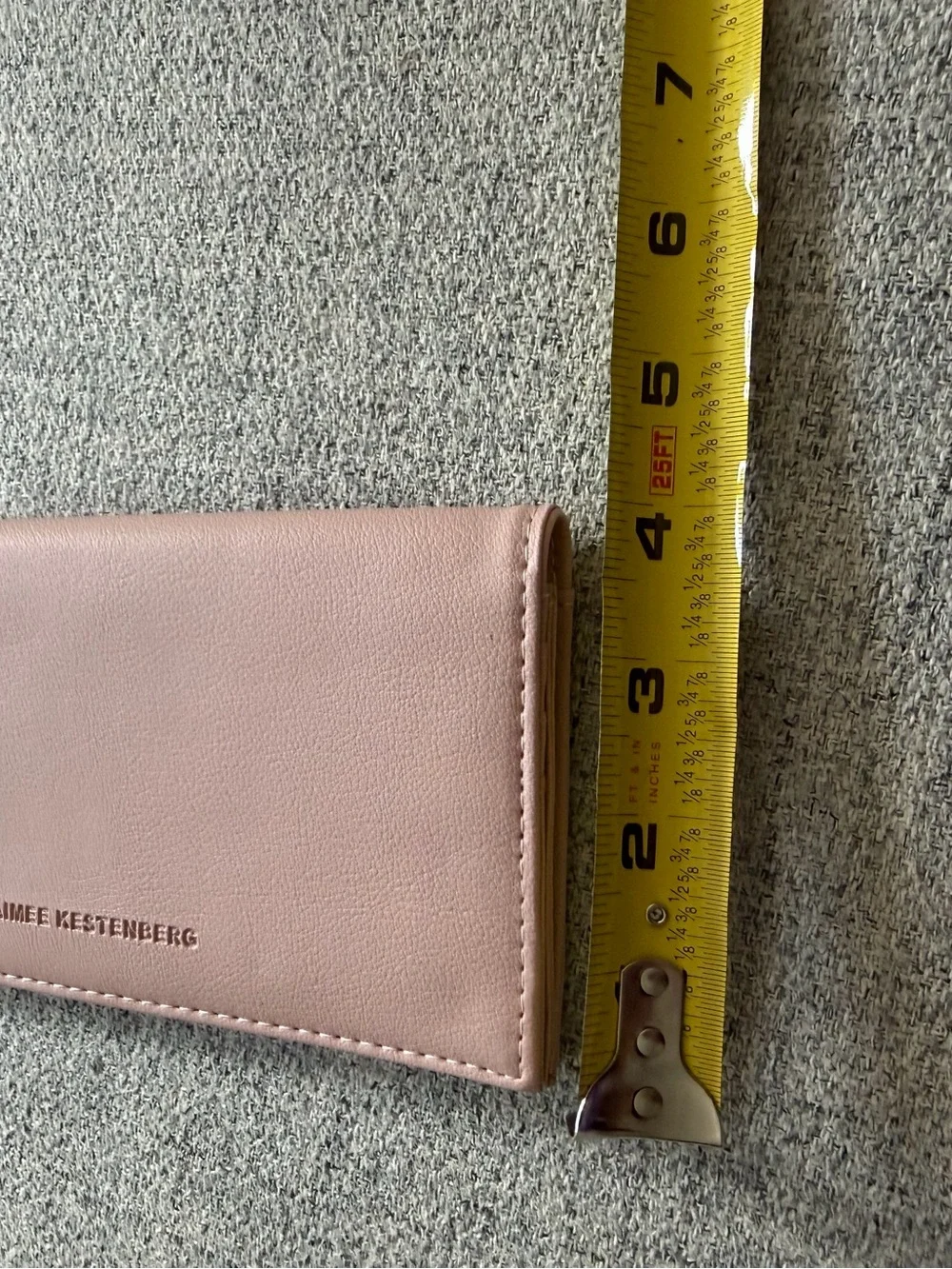 Aimee Kestenberg Blush Pink Leather Long Wallet